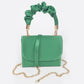 Nylon Wrinkle Handle Crossbody Bag