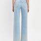 HIGH RISE FULL LENGTH LIGHT WASH WIDE LEG JEANS V3468