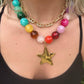 Brookie Chunky Beaded Star Necklace