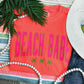 Beach Babe Neon Print Pigment Dyed Tee