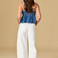 Bow DenimTop