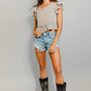 Taupe Cotton gauze Crop Top