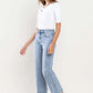 HIGH RISE CROPPED DISTRESSED HEM DAD JEANS