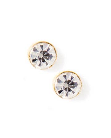 Screwback Stud - Juliet - Clear - 8mm