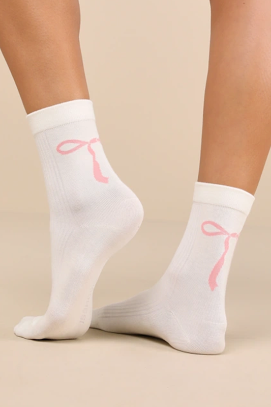Bow Printed Socks