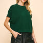 DROPPED SHOULDER SWEATER TOP