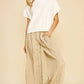 DROPPED SHOULDER SWEATER TOP