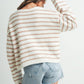 STRIPED KNIT SWEATER