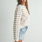 STRIPED KNIT SWEATER