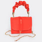 Nylon Wrinkle Handle Crossbody Bag