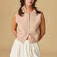 Button Down Sweater Vest