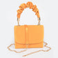 Nylon Wrinkle Handle Crossbody Bag