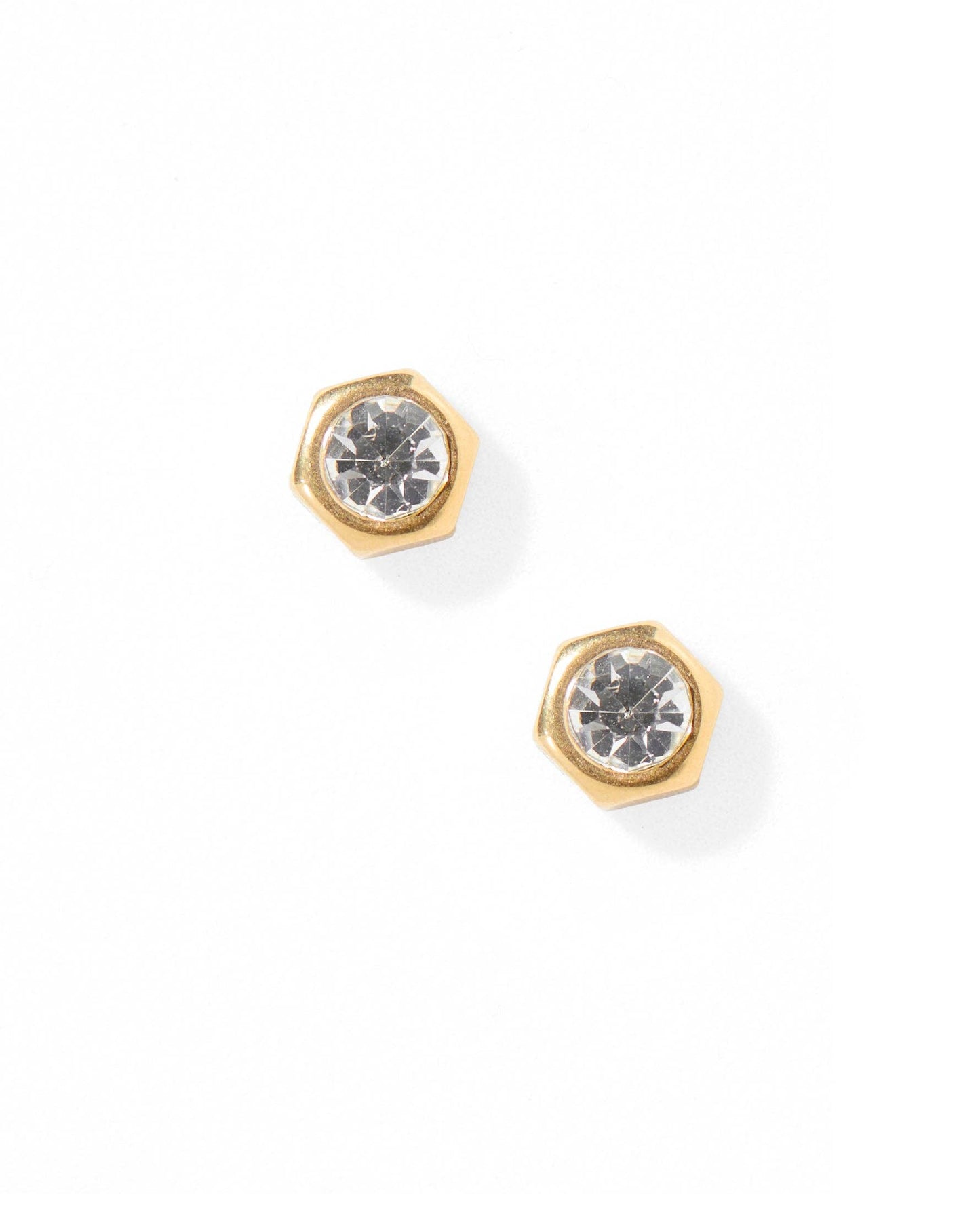 Screwback Stud - Addison - Clear