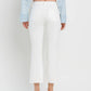 HIGH RISE SEAMLESS WAISTBAND CROP FLARE JEANS