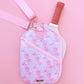 Watercolor Floral Bow Pickleball Paddle Bag & Cover