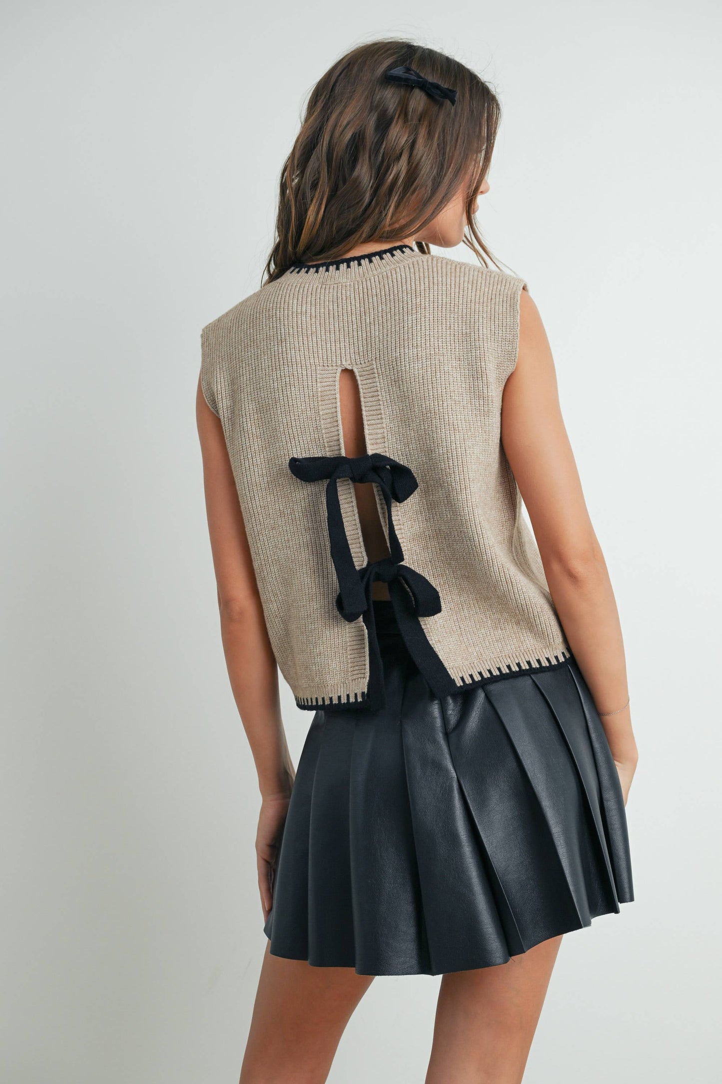 Ribbed Sweater Vest