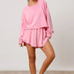 Cozy Pearl Studded Crop Sweatshirt